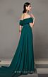 MNM Couture N0627 Panel Train Off The Shoulder Dress