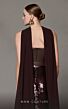 MNM Couture N0629 Leather Top Sequin Skirt Strapless Dress