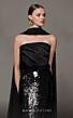 MNM Couture N0629A Sequin Skirt Draped Top Strapless Dress