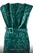 MNM Couture N0631 Crumbcatcher Neckline Strapless Velvet Dress
