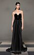 MNM Couture N0634 Detached Sleeves High Slit Strapless Dress