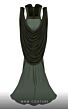 MNM Couture N0634 Detached Sleeves High Slit Strapless Dress