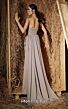 MNM Couture N0641 Choker Neck Ruffle Skirt Dress
