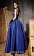 MNM Couture N0642 Sweetheart Neck Pleated Midriff Dress