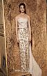 MNM Couture N0645 Strapless Overskirt Sequin Embellished Dress