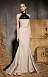 MNM Couture N0649 Halter Neck Streamer Mermaid Dress