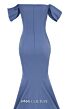 MNM Couture N0651 Off-The-Shoulder Pleated Mermaid Dress