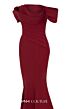 MNM Couture N0651 Off-The-Shoulder Pleated Mermaid Dress