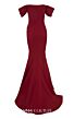 MNM Couture N0651 Off-The-Shoulder Pleated Mermaid Dress