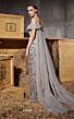 MNM Couture N0652 Back Streamer Off-The-Shoulder Beaded Dress