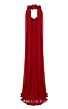 MNM Couture N0655 Sweetheart Neck Rosette Streamer Ruched Dress