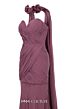 MNM Couture N0655 Sweetheart Neck Rosette Streamer Ruched Dress