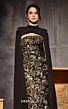 MNM Couture N0657 Long Cape Sleeve Beaded Strapless Dress