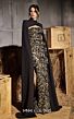 MNM Couture N0657 Long Cape Sleeve Beaded Strapless Dress