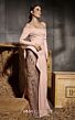 MNM Couture N0660 Long Sleeve Off-The-Shoulder Lace Slit Dress