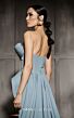 MNM Couture N0664 Overskirt Strapless Asymmetric Peplum Dress