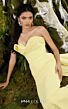 MNM Couture N0687 Removable Overskirt Strapless Column Dress