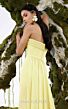 MNM Couture N0687 Removable Overskirt Strapless Column Dress