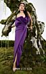 MNM Couture N0688 Strapless Faux-Wrap Skirt Fitted Dress