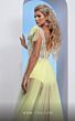 MNM Couture M0080 Bow Strap A-Line Bodysuit Dress