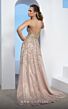 MNM Couture M0086 Halter Neck Bare Back Embellished Dress