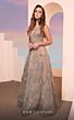 MNM Couture M0097 Plunging Neck A-Line Lace Dress