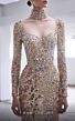 MNM Couture M1017 Scoop Back Sweetheart Neck Embellished Dress