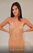 MNM Couture M1035 Sweetheart Neck Beaded Fringes Dress