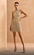 MNM Couture M1143 High Neck Embellished Dress