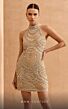 MNM Couture M1143 High Neck Embellished Dress