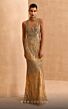 MNM Couture M1145 Detachable Cape High Neck Embellished Dress