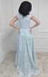 MNM Couture M1807 Cap Sleeve Scoop Neck A-Line Dress