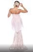 MNM Couture R07476 Sweetheart Neck Front Bow Lace Dress