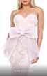 MNM Couture R07476 Sweetheart Neck Front Bow Lace Dress