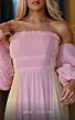 MNM Couture R07506 Removable Sleeve Shirred A-Line Dress