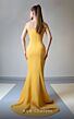 MNM Couture V02051 Strapless Beaded Draped Bodice Dress