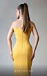 MNM Couture V02051 Strapless Beaded Draped Bodice Dress