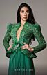 MNM Couture V06941 Cutout Back Plunging Neck Beaded Dress