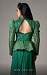 MNM Couture V06941 Cutout Back Plunging Neck Beaded Dress