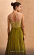 MNM Couture V07014 Illusion Neck Beaded Peplum Bodice Dress