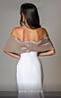 MNM Couture V07388 Beaded Bodice Off-The-Shoulder Dress