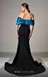 MNM Couture V07388 Beaded Bodice Off-The-Shoulder Dress