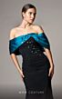MNM Couture V07388 Beaded Bodice Off-The-Shoulder Dress