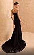 MNM Couture V07399 Beaded Rosette Bodice Sweetheart Neck Dress