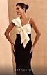 MNM Couture V07400 Bow Bust Spaghetti Strap Dress
