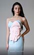 MNM Couture V07421 Rosette Bodice Sweetheart Neck Dress