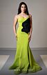 MNM Couture V07421 Rosette Bodice Sweetheart Neck Dress