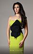 MNM Couture V07421 Rosette Bodice Sweetheart Neck Dress