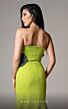 MNM Couture V07421 Rosette Bodice Sweetheart Neck Dress