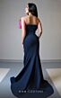 MNM Couture V07514 Bow Neckline Strapless Mermaid Dress
